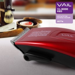 VAIL Машинка для стрижки VL-6000 red