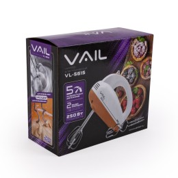 VAIL Миксер VL-5615 оранж.250Вт