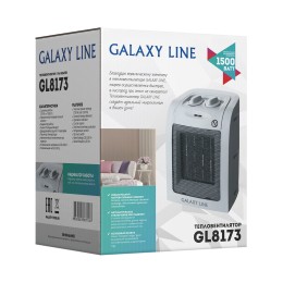 GALAXY LINE Тепловентилятор металлокерамический GL8173