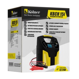 KOLNER Зарядное устройство для автомобильных аккумуляторных батарей KBCH 15i