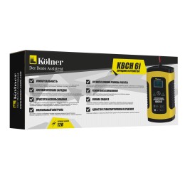 KOLNER Зарядное устройство для автомобильных аккумуляторных батарей KBCH 6i