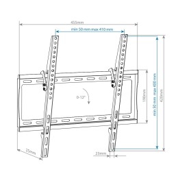 Arm media Кронштейн для телевизора STEEL-4 BLACK