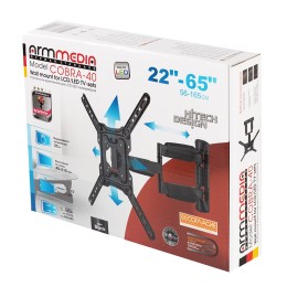 Arm media Кронштейн для телевизора COBRA-40 black