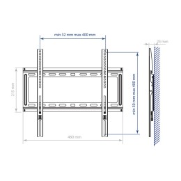 Kromax Кронштейн для телевизора IDEAL-3 BLACK