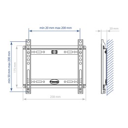 Kromax Кронштейн для телевизора IDEAL-5 BLACK