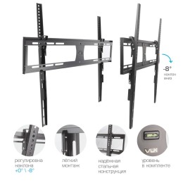 VLK Настенный кронштейн для LED/LCD телевизоров TRENTO-42 BLACK