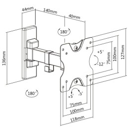 ULTRAMOUNTS Кронштейн наклонно-поворотный  UM860