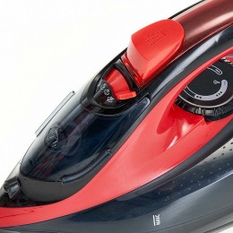 DELTA Утюг электрический 2000 Вт черный с красным LUX DE-3000