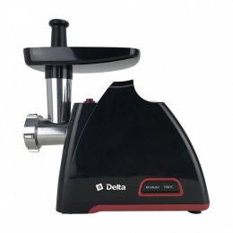 DELTA Мясорубка электрическая 2000 Вт DL-6104M черная с красным