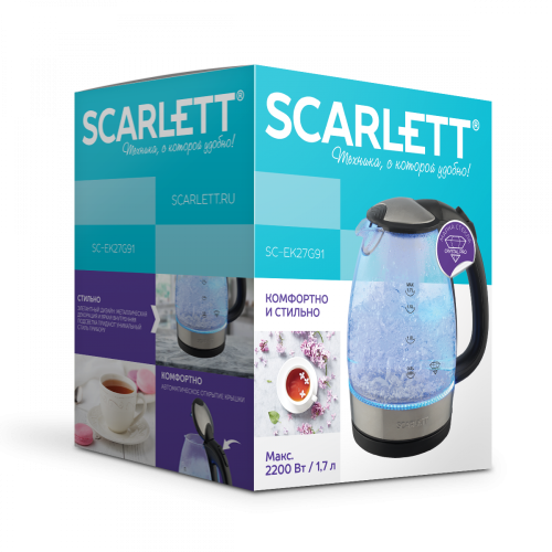 Электрический чайник Scarlett SC-EK27G91