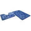 Набор ковриков для ванной Shahintex ЭКО Синий 60*90+60*50 7320