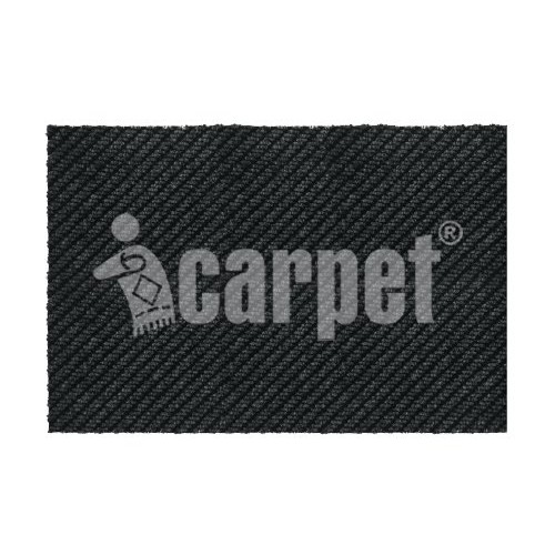 Коврик Premium fantasy icarpet антрацит 80*120 см. придверный влаговпитывающий 00-00007238