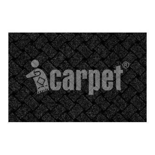 Коврик Premium fantasy icarpet антрацит плетенка 80*120 см. придверный влаговпитывающий 00-00007254