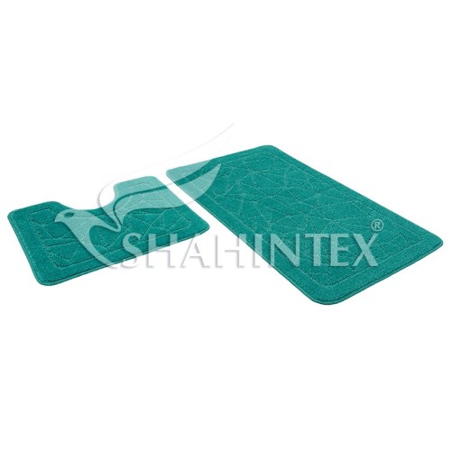 Набор ковриков для ванной Shahintex Мятный 60*100+60*50 7813