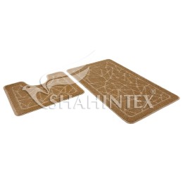 SHAHINTEX Набор ковриков для ванной Латте 60*100+60*50 7806