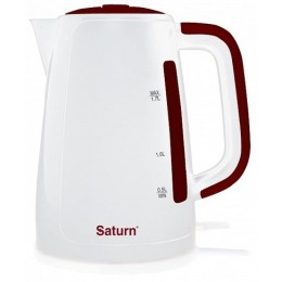 SATURN Электрический чайник ST EK 8435 white/red