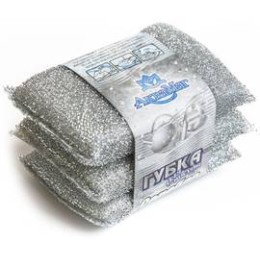 АКВАМАГ Набор кухонных губок для посуды 3шт. МГП-001 микс