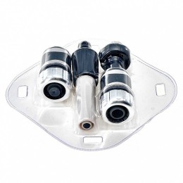 ГИДРОАГРЕГАТ Шланг поливочный 3/4 дюйма, 20 м, армированный, 3-х слойный АМАДЕУС ЛЮКС премиум набор коннекторов 