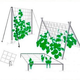 ГИДРОАГРЕГАТ Сетка шпалерная пластиковая квадратная 2x15 м