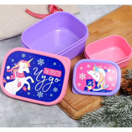 ЗВ Набор ланч-боксов «Чудесного Нового года» 2 шт. 4486242