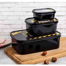 ЗВ Набор ланч-боксов  3 шт.Обед настоящего мужика 4933699