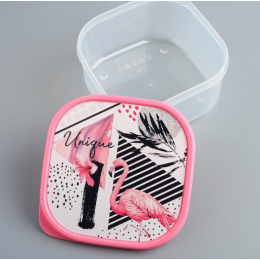 ЗВ Ланч-бокс  700 мл. Фламинго 4569096