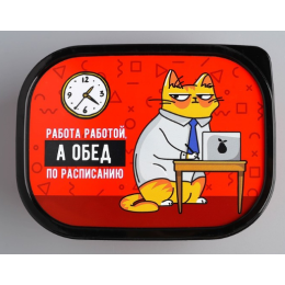 ЗВ Ланч-бокс  500 мл. Обед по расписанию 4569126