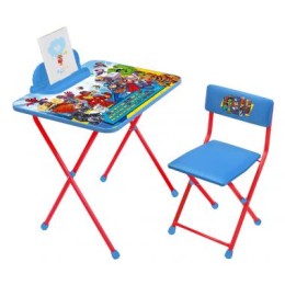 НИКА Комплект детской складной мебели «С супергероями от Marvel»  Д2М2