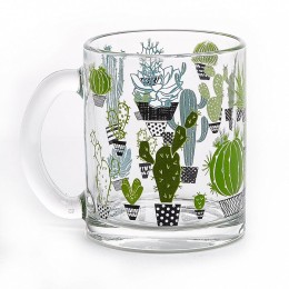ДЕКОСТЕК Кружка 300 мл Кактусы 208-Д