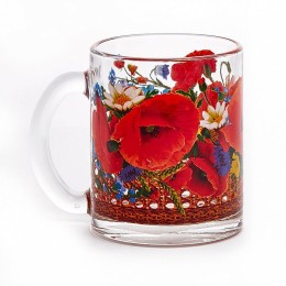 ДЕКОСТЕК Кружка 300 мл Маковое поле 208-Д