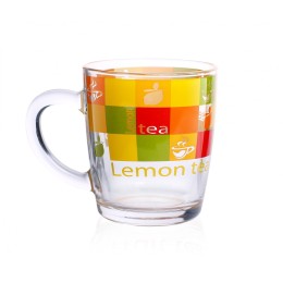 PASABAHCE Кружка 350 мл. декор ЧАЙ 55531ч микс