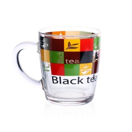 PASABAHCE Кружка 350 мл. декор ЧАЙ 55531ч микс