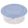 Ёмкость для хранения продуктов круглая 0,5 л PATTERN РТ1098ТГ-26 туманно-голубая