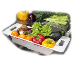 МИЛИХ Дуршлаг раздвижной для раковины Универсал 02079 микс