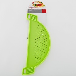 ALPENKOK Крышка-дуршлаг для слива воды из кастрюли 18,5х10см АК-18Р