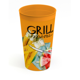 ПОЛИМЕРБЫТ Стакан для напитков Grill menu 4315096 микс