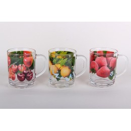 КОРАЛЛ Кружка 250мл Фруктовое ассорти 55029/ф микс