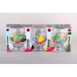 КОРАЛЛ Набор стаканов 1/3 315мл Любимый 42975/в