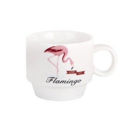 КОРАЛЛ Набор кружек 1/5 на металлической подставке 120мл Фламинго 5112