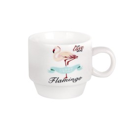 КОРАЛЛ Набор кружек 1/5 на металлической подставке 120мл Фламинго 5112