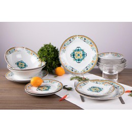 КОРАЛЛ Салатник 600мл/18см Средиземноморский бриз YQ1936/с18