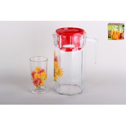 КОРАЛЛ Набор для питья 1/7 1.2л/200мл Астра-2 3414/7а