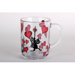 КОРАЛЛ Набор посуды д/завтрака 3 пр. Котики квадрат 34077