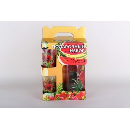 КОРАЛЛ Набор для питья 1/3 1.2л/200мл Мак 4259/м