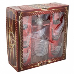 ДЕКОСТЕК Набор бокалов для вина 7 пр. Спираль 1230-Г