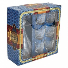 ДЕКОСТЕК Набор бокалов для вина 7 пр. Мираж 1231-Г