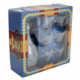 ДЕКОСТЕК Набор бокалов для вина 7 пр. Спираль 1231-Г