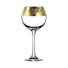 ГУСЬ ХРУСТАЛЬНЫЙ Набор бокалов для вина 280мл. Версаче Голд TAV91-1688/S