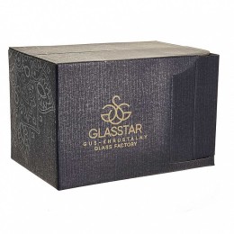 GLASSTAR Набор бокалов для вина 280мл/6шт БИСТРО Медальон 3 GN411