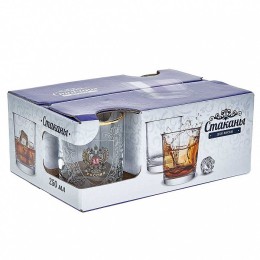 GLASSTAR Набор бокалов для коньяка 250мл/6шт 150-ГДЗ